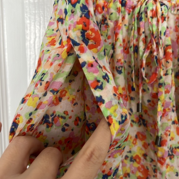 BCBGeneration Floral Print Ruffle Romper - Picture 4 of 10